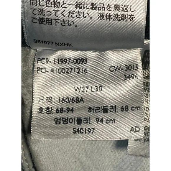 Levi's jeans womens 27 low rise skinny stretch 25 x 30 denim blue - Picture 5 of 12